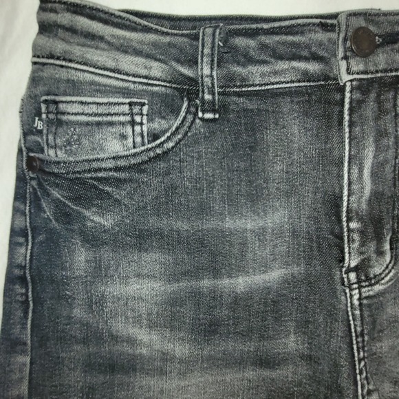 Judy Blue Denim Jean Shorts Cut Off Women's Medium‎ Black High Rise - Picture 3 of 10